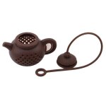 Infuseur a th en silicone, passoire, sachet de th, filtre diffuseur de feuilles, durable en forme de ...