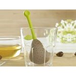 Infuseur a th� - poire - jaune - silicone - ustensile de cuisine