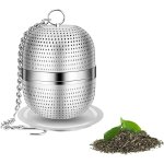 Infuseur a th� en vrac, infuseur a th� en acier inoxydable, filtre a th� et a herbes, infuseur a th� ...