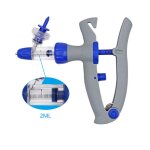 Injecteur vétérinaire automatique, seringue continue réglable et durable, injecteur de vaccin, outil ... Injecteur vétérinaire automatique, seringue continue réglable et durable, injecteur de vaccin, outil ...