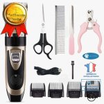Inn� tondeuse chien charge rapide sans fil, rasoir pour chien, toilettage professionnel animal silencieux ...