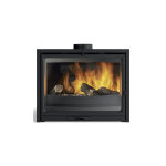 Insert chemin�e encastrable godin modane 2 75 - f turbo - 10 kw anthracite