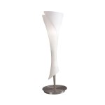 Inspired mantra - zack - lampe de table 1 lumi�re e14, nickel satin�