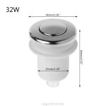 Interrupteur a pression d'air marche / arr�t, bouton poussoir pour l'�limination des d�chets de la baignoire ...