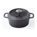Invicta cocotte ronde - 22 cm - taupe - tous feux dont induction Invicta cocotte ronde - 22 cm - taupe - tous feux dont induction