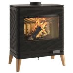 Invicta - pole  bois fonte 9kw noir - p610449