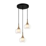Italux konila plafonnier suspendu moderne a 3 lumi�res, g9