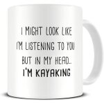 J'ai peut - etre l'air de vous ecouter, mais dans ma tête, je le suis. kayak - tasse a café en céramique ... J'ai peut - etre l'air de vous ecouter, mais dans ma tête, je le suis. kayak - tasse a café en céramique ...