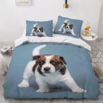 Jack russel terrier housse de couette x imprim�� d chien animal parure de lit personnes ado fille enfants ...