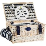 Les jardins de la comtesse - panier pique - nique marin pour 4 personnes, complet avec compartiment isotherme ... Les jardins de la comtesse - panier pique - nique marin pour 4 personnes, complet avec compartiment isotherme ...