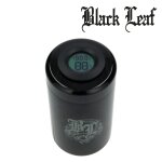 Jarre en verre black leaf violet 300ml avec indicateur