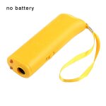 Jaune - appareil'entra�nement a ultrasons 3 en 1 pour chiens, dispositif anti aboiement, r�pulsif de ...