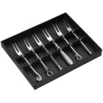 Jean dubost cr�ations - 96003 - mixes forges - coffret 6 fourchettes a cocktail