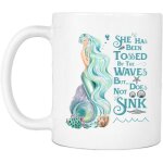 Elle a et� jet�e adorable sir�ne amant femmes filles cadeau tasse a caf� en c�ramique (11oz)