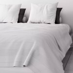 Jet de lit ou canap 220x240 cm adele blanc, par soleil d'ocre