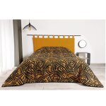 Jet� de lit avec des impressions ethniques