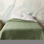 Jet� de lit matelass� l�ger motif capitonn�