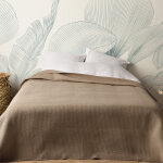 Jet� de lit matelass� l�ger motif capitonn�