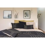 Jet� de lit en polyester lin 240 x 260