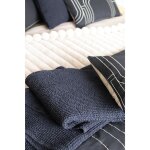 Jet� de lit en polyester neige 180 x 260