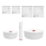 Jeu de 2 boites + pompe electrique + 4 sacs save - it guzzini fratelli gz11850911