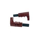 Jeu de 2 charbons moteur (93164 - 18879) lave - linge (c00196539 indesit ariston hotpoint whirlpool scholtes ...