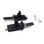 Jeu de 2 charbons moteur adaptable pour lave - linge 52x5258 brandt, vedette, thomson, fagor
