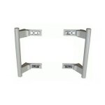 Jeu de 2 poignees de porte blanche pour refrigerateur liebherr - dhf003lb
