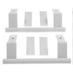 Jeu de 2 poignes de porte rfrigrateur conglateur (9096036 9029603600 liebherr)