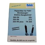 Jeu de 5 sacs 3sl - cireuse (110805 fakir)