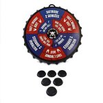 Jeu � boire de fl�chettes cible magn�tique ap�ro 6 capsules