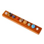 Jeu de boules de cristal du syst�me solaire - mod�le �ducatif des neuf plan�tes