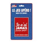 Jeu de cartes je n ai jamais sos apero