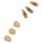 Jeu d'injecteurs gicleurs gaz butane / propane d'origine four cuisinire (00603549 bosch siemens)