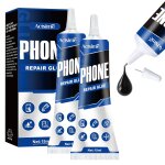 Jexnovashop - lot de 2 colle pour ecran de t�l�phone portable, 15 ml, noire, extra forte, sans tolu�ne, ...