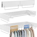 Jexnovashop - 80cm etendoir � linge mural pliable, s�choir � linge mural pour int�rieur et ext�rieur, ...