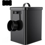 Jexnovashop - euakee 6l conteneur croquettes chien avec cuillre doseuse et couvercle, rangement lessive ...