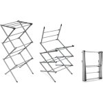 Jexnovashop - s�choir � linge 3 hauteurs, pliable et extensible, 11 barres, capacit� 10 - 12 kg, r�sistant ...
