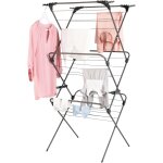 Jexnovashop - premium sure grip s�choir � linge � 3 �tages en acier inoxydable gris acier inoxydable ...