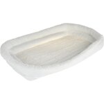Jfkjg - 40330 - fs lit a traversin pour chien 76, 2 cm de long en molleton pour chien ou chat avec traversin ...