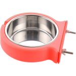 Jfkjg - caisse chien bol amovible en acier inoxydable gamelle a suspendre pour animal domestique cage ...