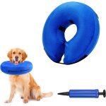 Jfkjg - collerette, collerette chien gonflable anti lechage, colliers de rcupration gonflables pour ...