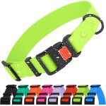 Jfkjg - collier chien impermable ajustable u2013 silicone & plastique, anti - odeur, facile a nettoyer, ...