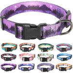 Jfkjg - collier pour chien, collier de style doux et confortable avec motifs uniques fleurs multicolores, ...