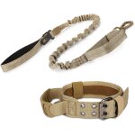 Jfkjg - huntvp collier de chien rflchissant tactique avec poigne de commande collier rglable en nylon, ...