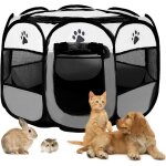 Jfkjg - - parc pour chiot - 74 x 74 x 48 cm - enclos pour chiot - pour appartement, cage pour chien pour ...