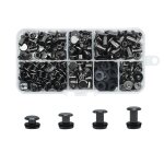 Jgd - lot de 120 tiges de vis chicago - rivet chicago - rivets m�talliques de rechange pour sacs, colliers, ...