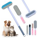 Jgd - lot de 2 epilateurs multifonctions longs et courts : epilateur de poils de chat & brosse a peluches ...