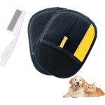 Jgd - lot de 2 gants d'�pilation d'animaux gants de toilettage pour chat et chien gants de toilettage ...