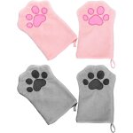 Jgd - 2 paires de serviettes de style pour animaux de compagnie, serviettes absorbantes, serviettes de ...
